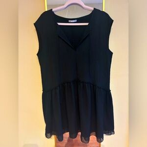 Black dress oversize Zara